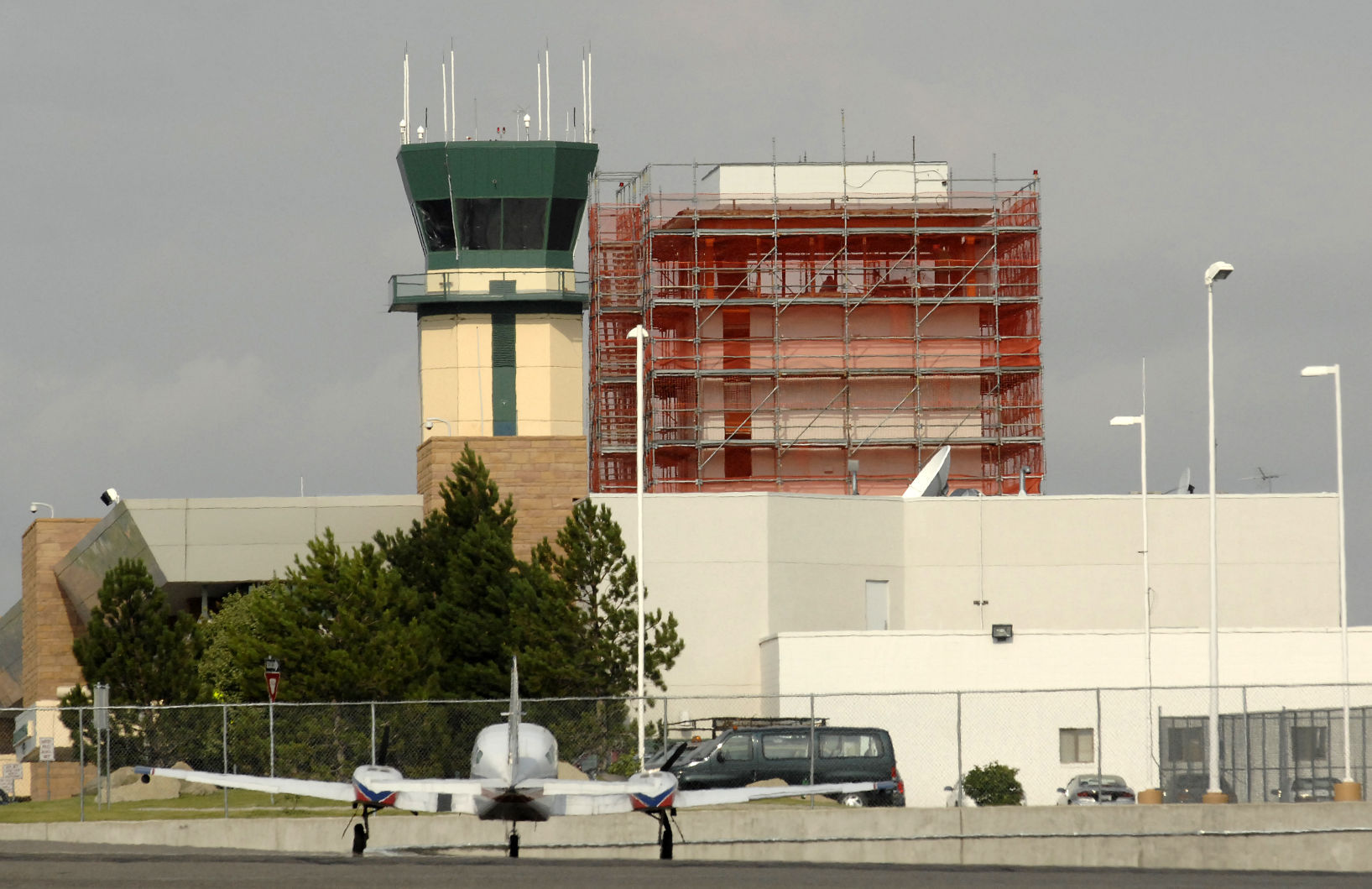 Old tower dismantled, 2007